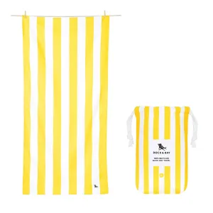 Large Quick Dry Towel - Boracay Yellow