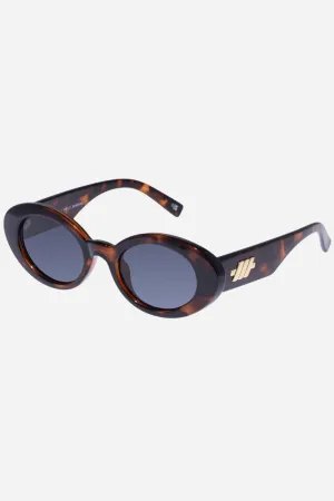 Le Specs Nouveau Vie Sunglasses in Dark Tort