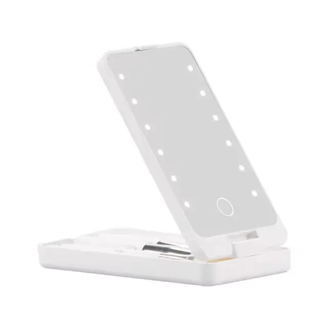 LED Light Makeup Hand Mirror
