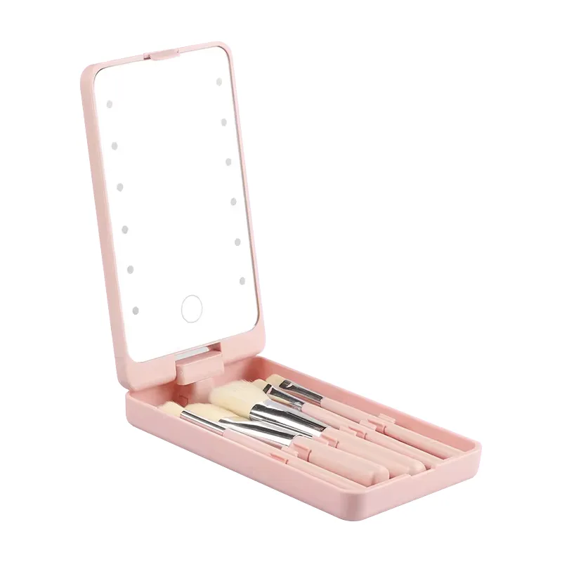 LED Light Makeup Hand Mirror