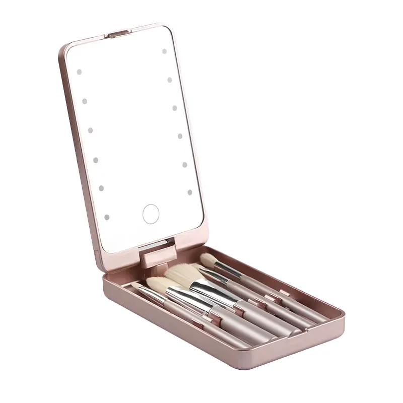 LED Light Makeup Hand Mirror