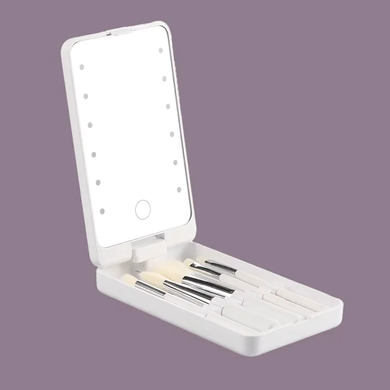 LED Light Makeup Hand Mirror
