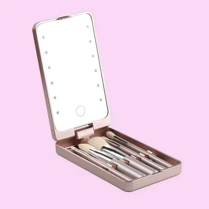 LED Light Makeup Hand Mirror