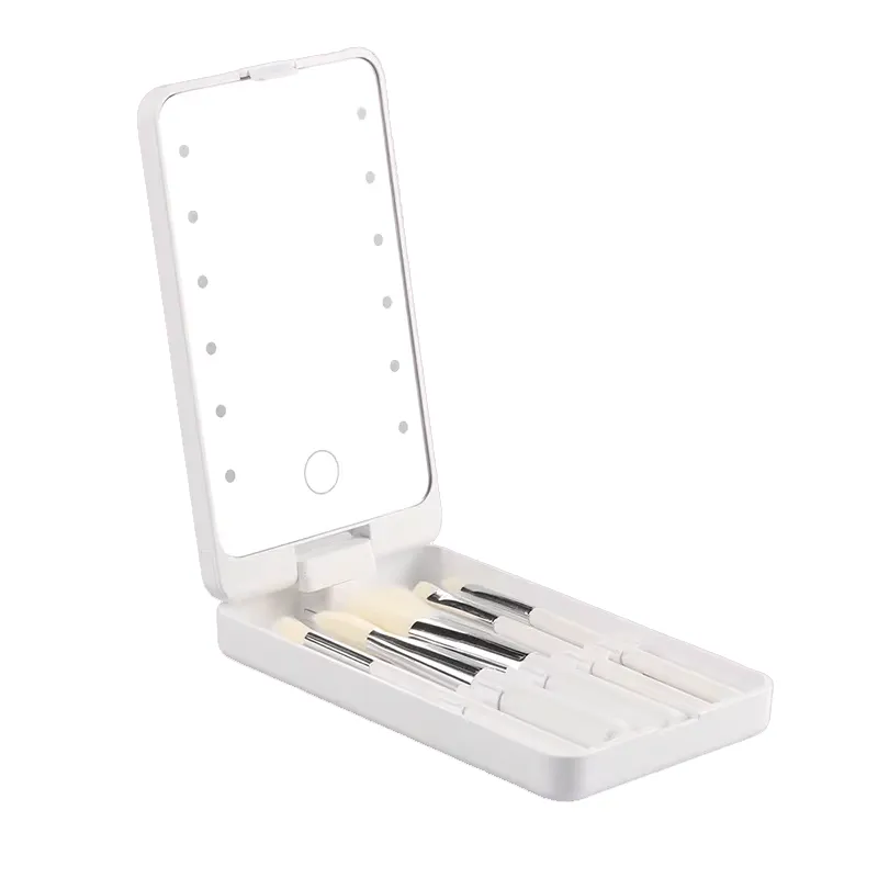 LED Light Makeup Hand Mirror