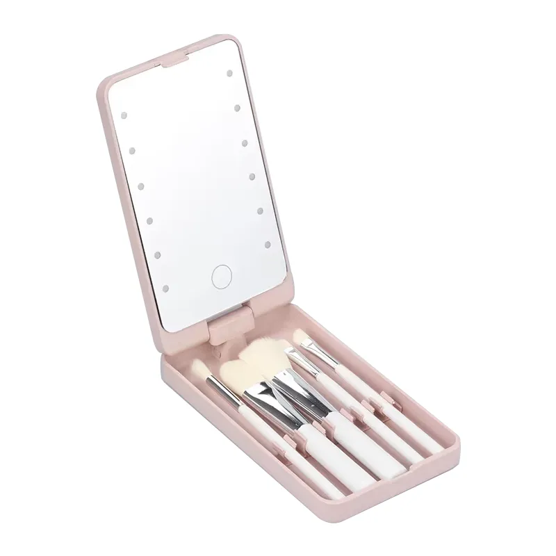 LED Light Makeup Hand Mirror
