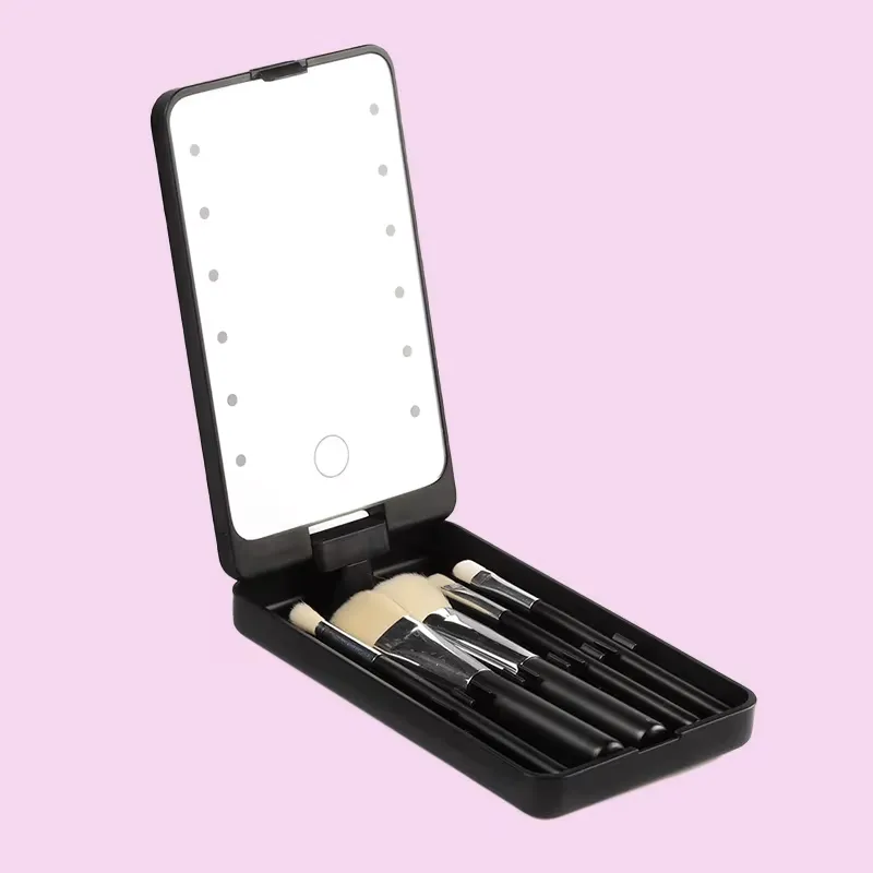 LED Light Makeup Hand Mirror