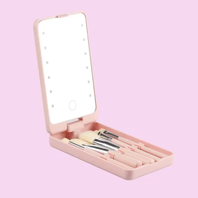LED Light Makeup Hand Mirror