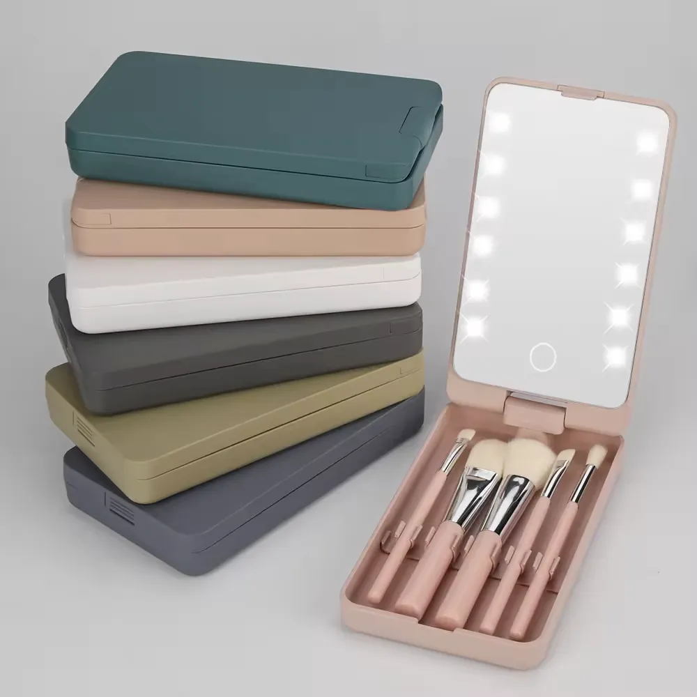 LED Light Makeup Hand Mirror