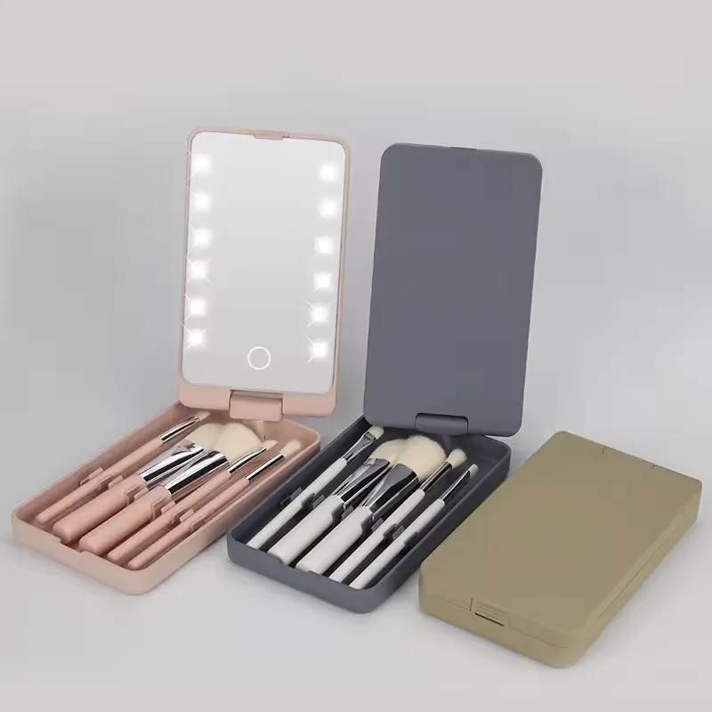 LED Light Makeup Hand Mirror