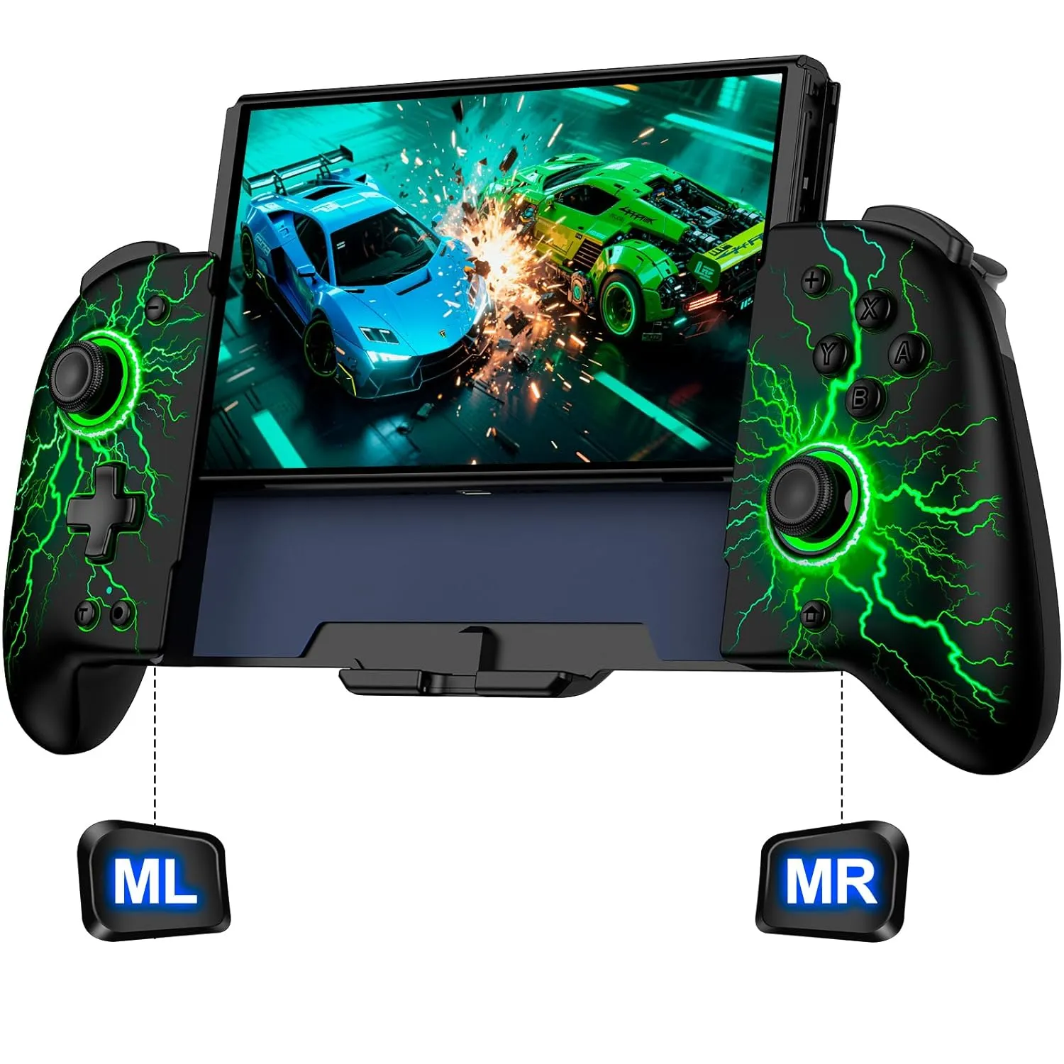 LIFUFUTEE Switch Controllers, Wireless Switch Pro Controller Replacement for Nintendo Switch Controller/OLED, Hall Effect One-Piece Joypad Controller with Programmable/Dual Vibration/Turbo/Wakeup