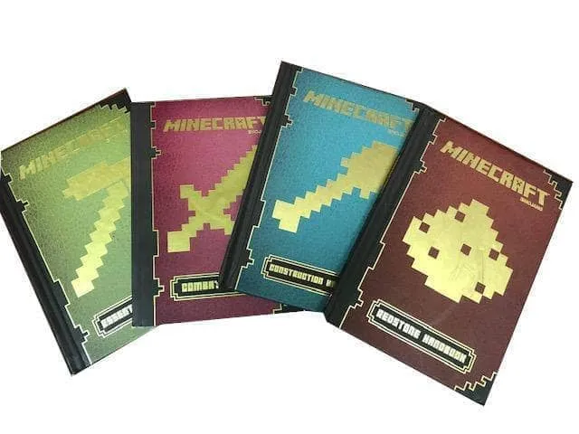 Minecraft Official Handbooks - 4 book Set