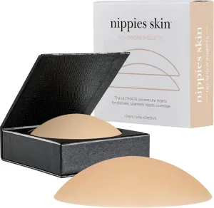 Nippies Non-Adhesive Bra Liner Nipple Covers for Women  Reusable Silicone No-Show Inserts with Travel Box