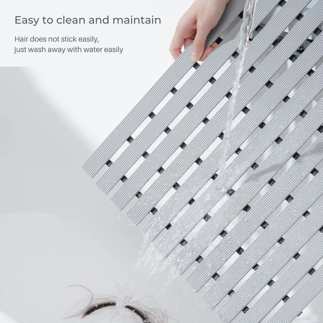 Non Slip Bathroom Floor Mat Grey