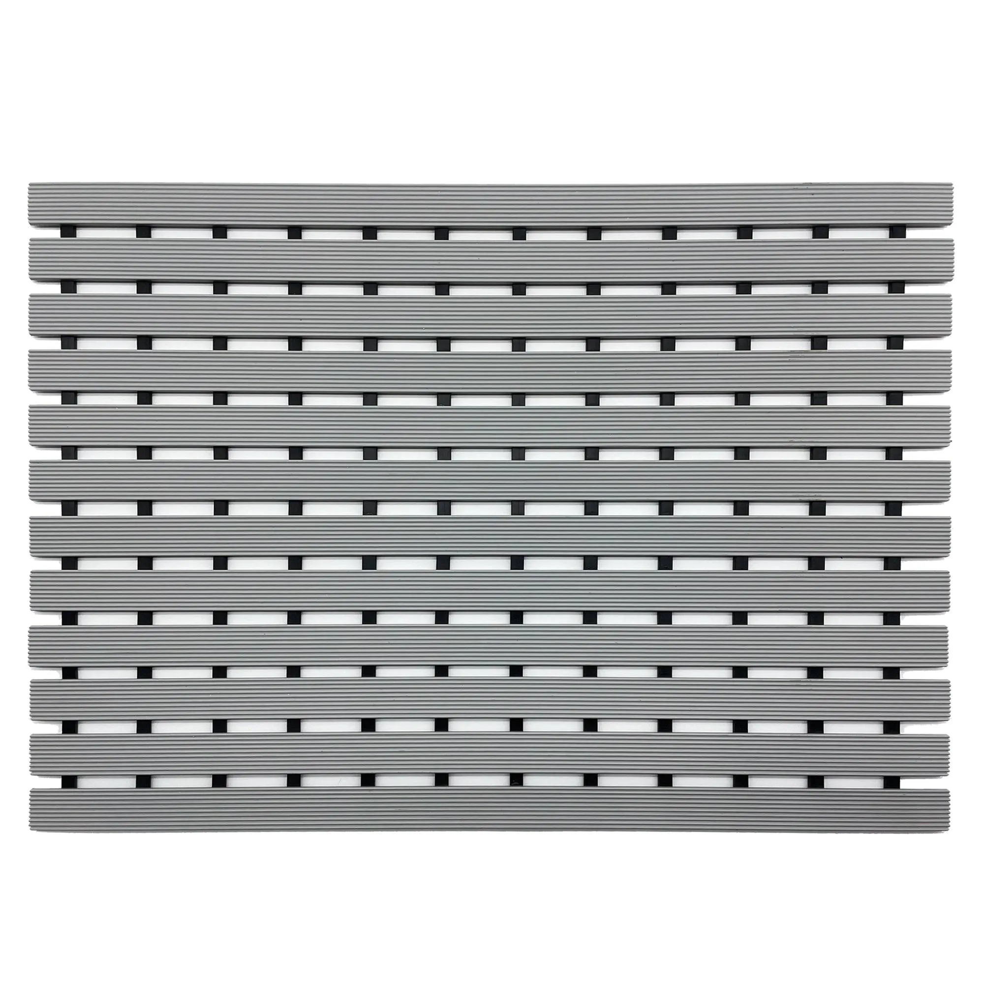 Non-Slip PVC Duckboard Shower Mat - 61cm x 43cm