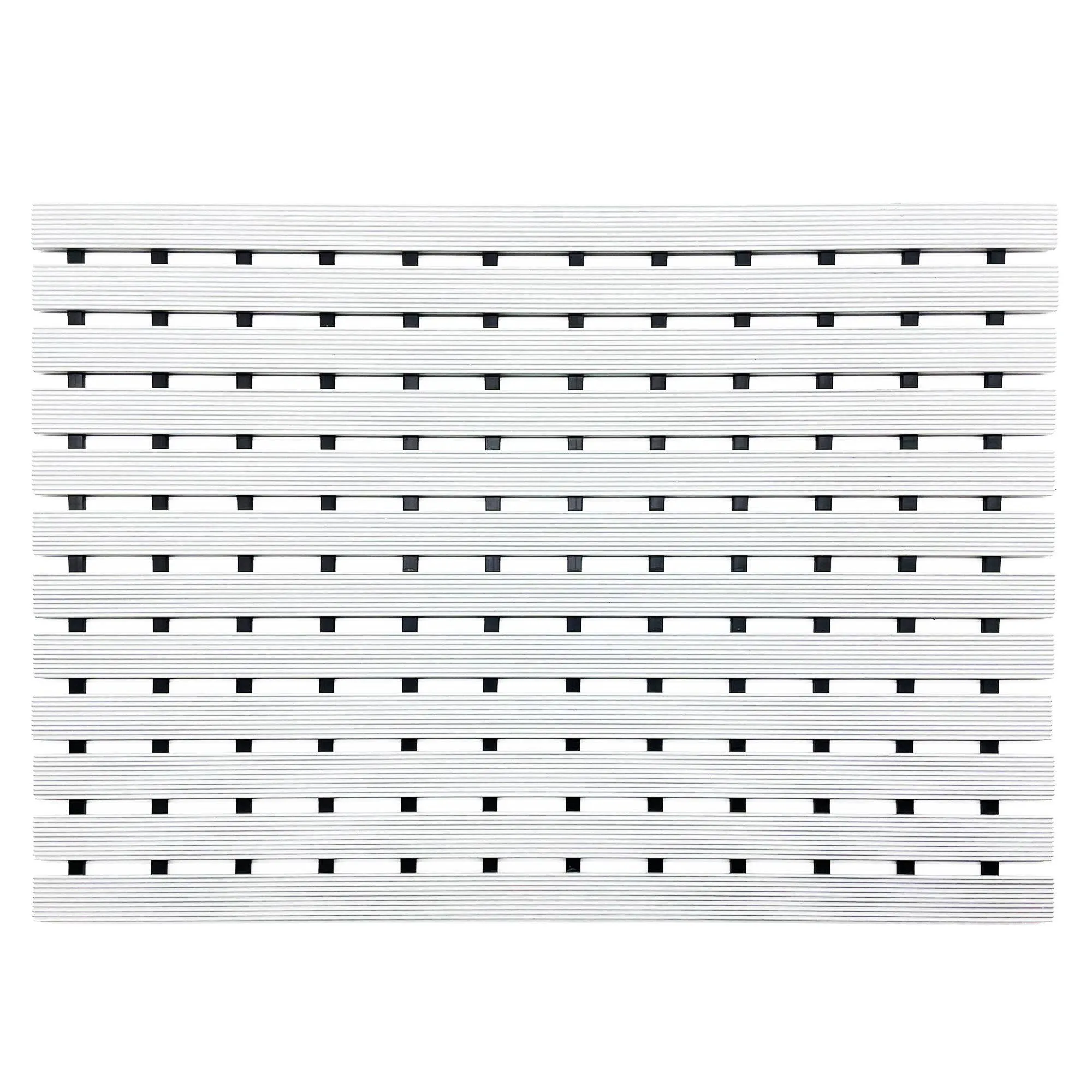 Non-Slip PVC Duckboard Shower Mat - 61cm x 43cm