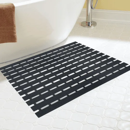 Non-Slip PVC Duckboard Shower Mat - 61cm x 43cm