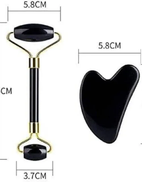 Obsidian Jade Facial Roller Massager