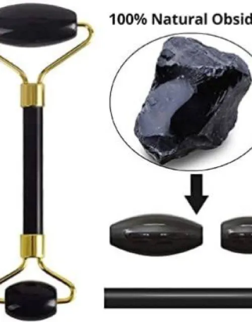 Obsidian Jade Facial Roller Massager