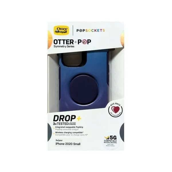OtterBox iPhone 12 Mini Otter   Pop Symmetry Series Phone Case - Making Waves/Blue Purple (77-80386) For iPhone 12 Mini