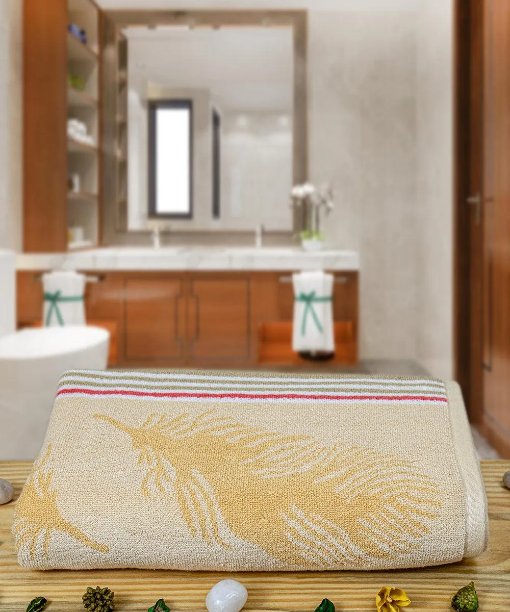 Picasso 100% Cotton Bath Towel Set of 1, 470 GSM (147L X 72W)