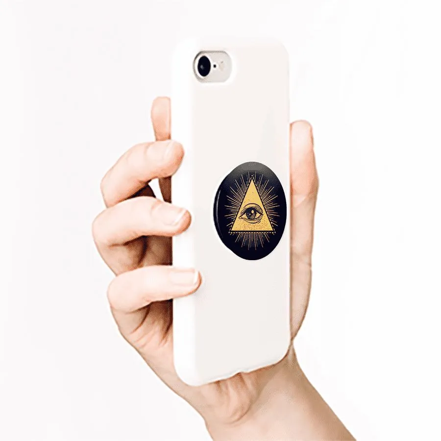 PopSockets Phone Grip PopSocket Universal Phone Holder Illuminati Eye