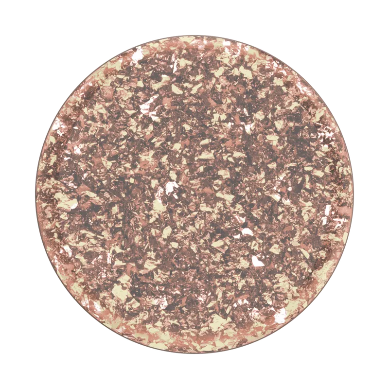 PopSockets Phone Grip with Expanding Kickstand, Glitter Foil Confetti Rose Gold