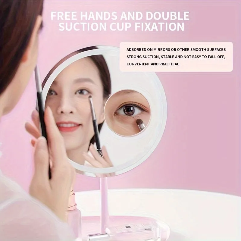 Portable 10X Magnifying Mirror with Suction Cups  Perfect Womens Gift