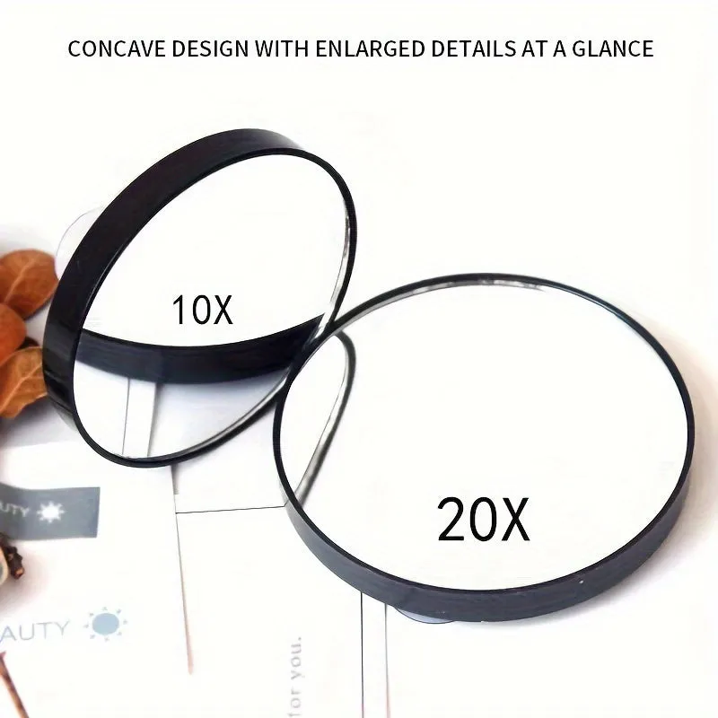 Portable 10X Magnifying Mirror with Suction Cups  Perfect Womens Gift