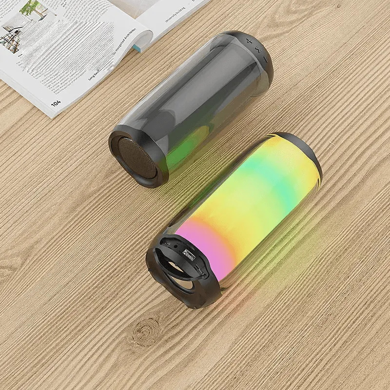 Portable Bluetooth Speaker With Colorful Lights Glow Plus 4 (Big)