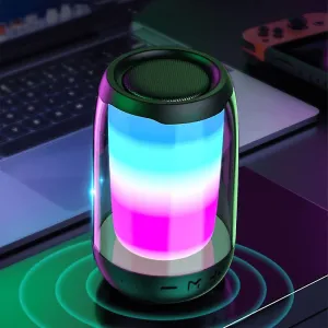 Portable Bluetooth Speaker With Colorful Lights Glow Plus 4 Mini