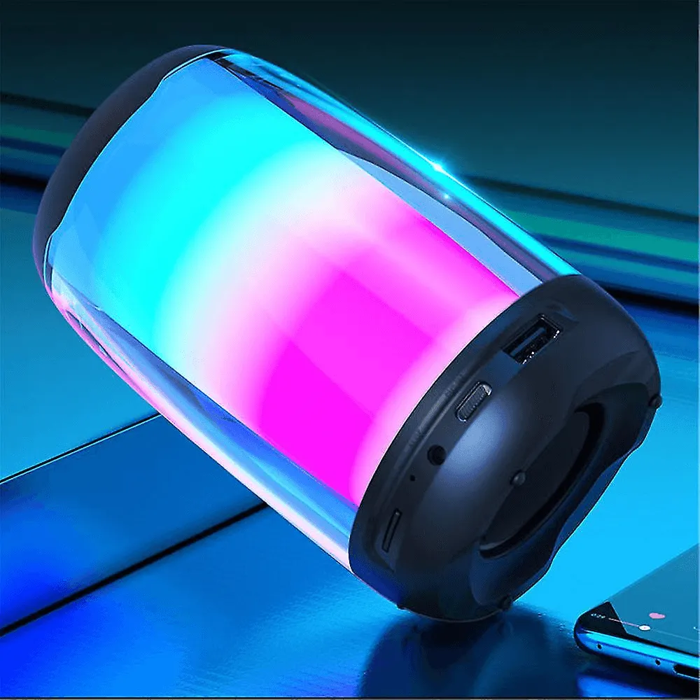 Portable Bluetooth Speaker With Colorful Lights Glow Plus 4 Mini