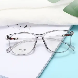 Reven Jate Unisex Full Rim Square Tr 90 Eyeglasses 8085