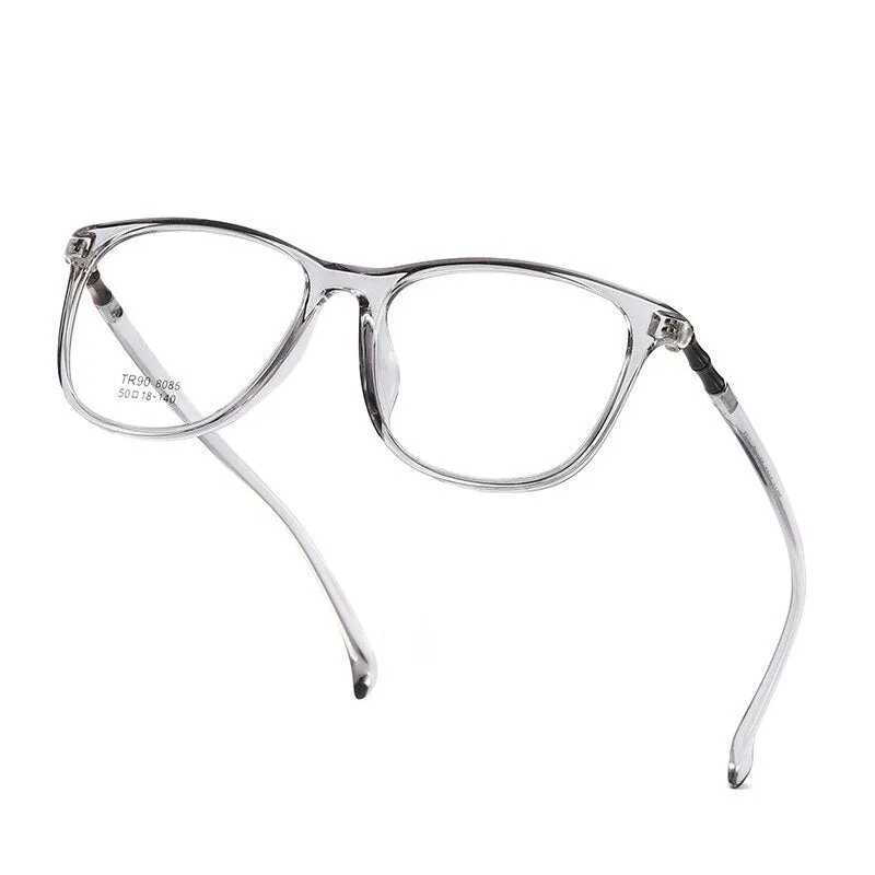 Reven Jate Unisex Full Rim Square Tr 90 Eyeglasses 8085
