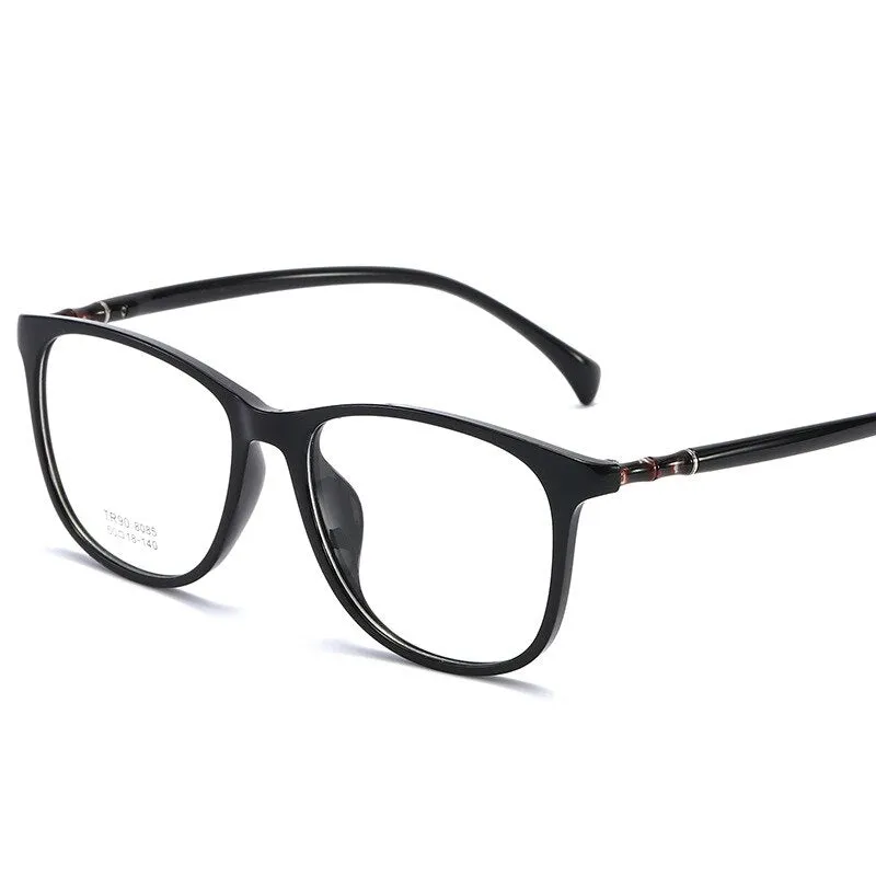 Reven Jate Unisex Full Rim Square Tr 90 Eyeglasses 8085