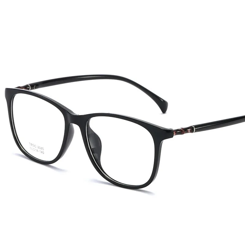 Reven Jate Unisex Full Rim Square Tr 90 Eyeglasses 8085