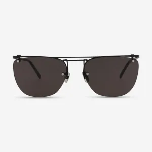 Saint Laurent Novelty Aviator Metal Men's Sunglasses SL600-30014318-001