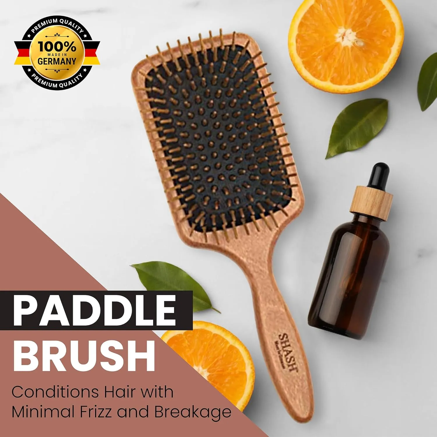 SHASH: Wooden Paddle Brush