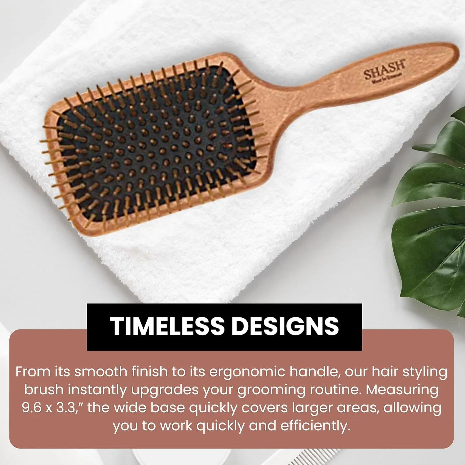 SHASH: Wooden Paddle Brush