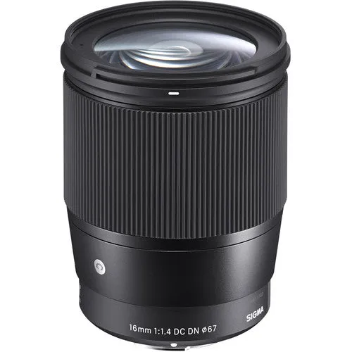 Sigma 16mm f/1.4 DC DN Contemporary Lens for Sony E-Mount Lens/ APS-C Format