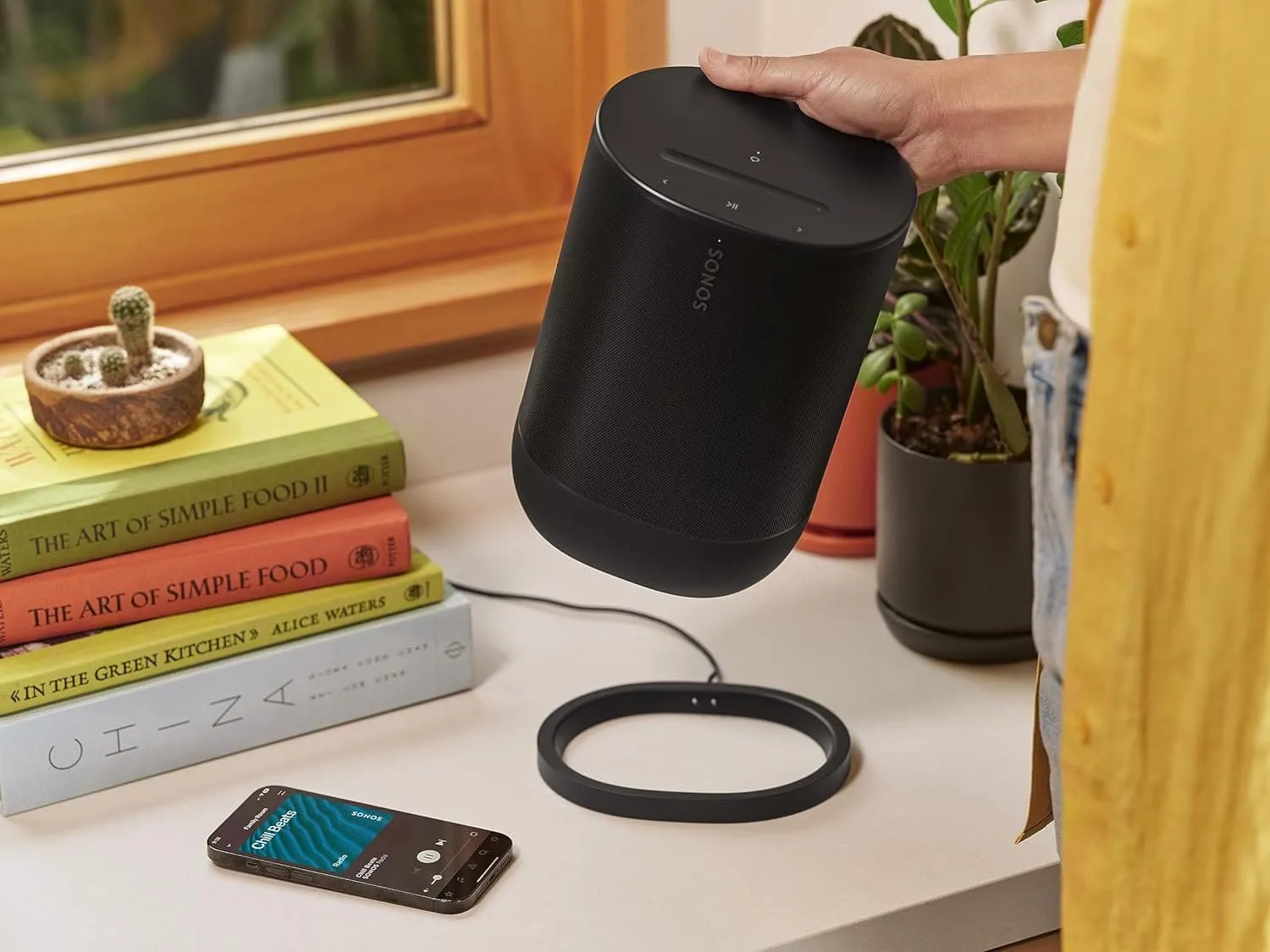 Sonos Move 2 Bluetooth Portable Speaker - Black