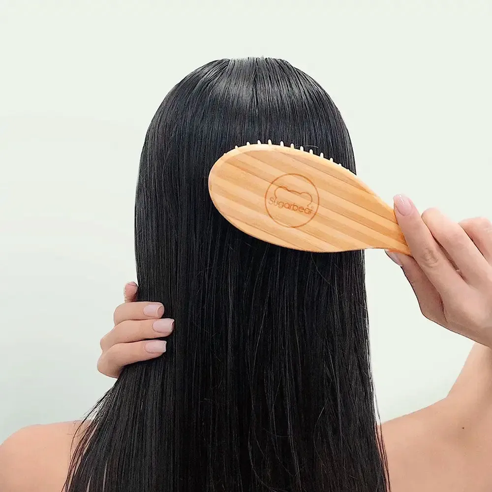 SugarbearPRO Gentle Detangling Bamboo Brush