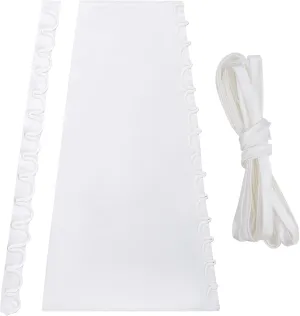 SUMERSHA Wedding Dress Zipper Replacement Adjustable Satin Corset Back Kit Lace up for Prom Dress Gown Corset Replacement