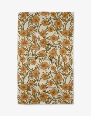 Sunflower Fields Tea Towel