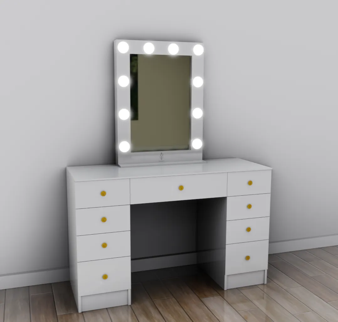 THE MAKEUP MAFIA | MAKEUP VANITY WITH LED LIGHTS