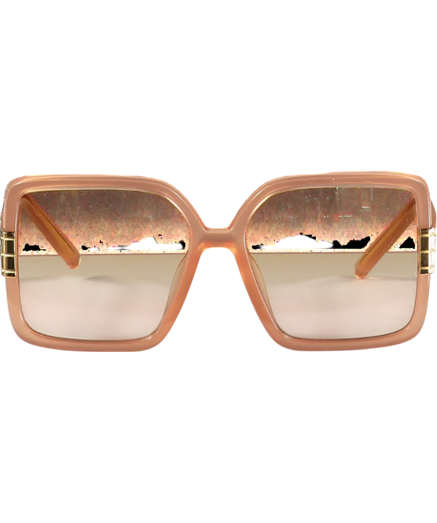 Tory Burch Orange Square Framed Sunglasses Ty9075u In Original Case One Size