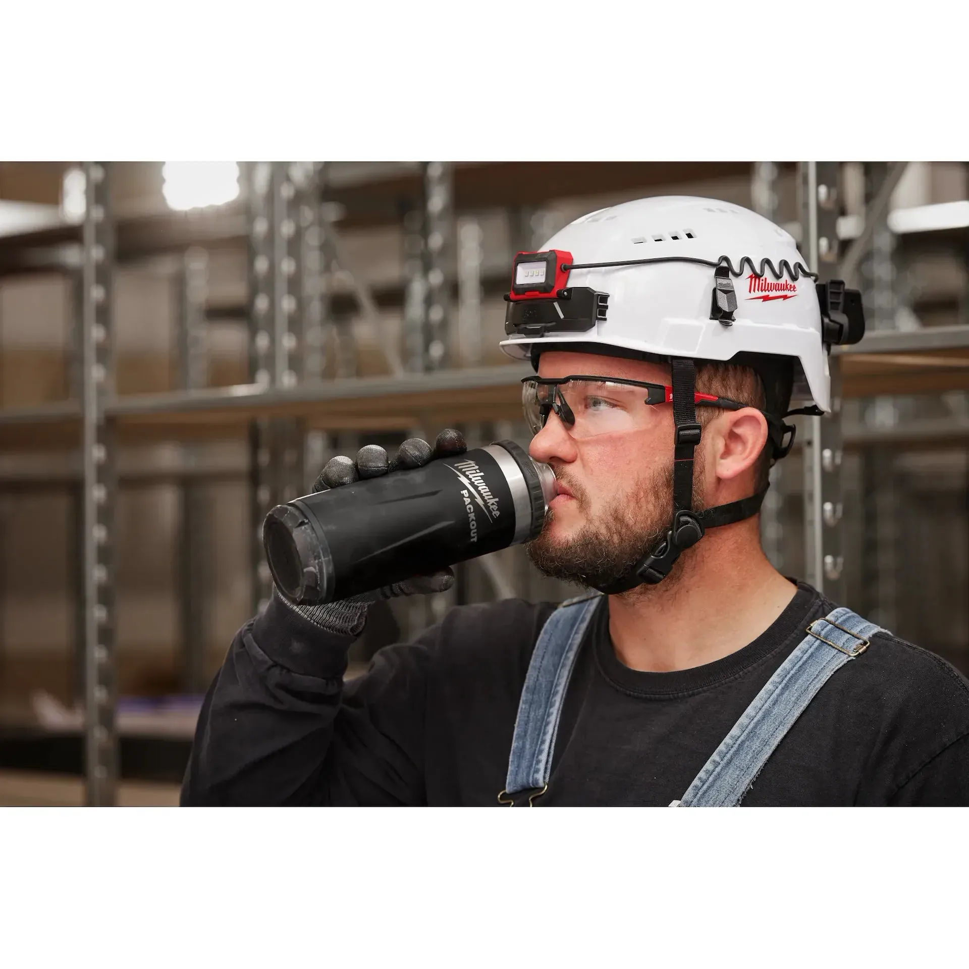 Tumbler - Milwaukee PACKOUT™ 18oz Insulated Bottle with Chug Lid, 48-22-8382