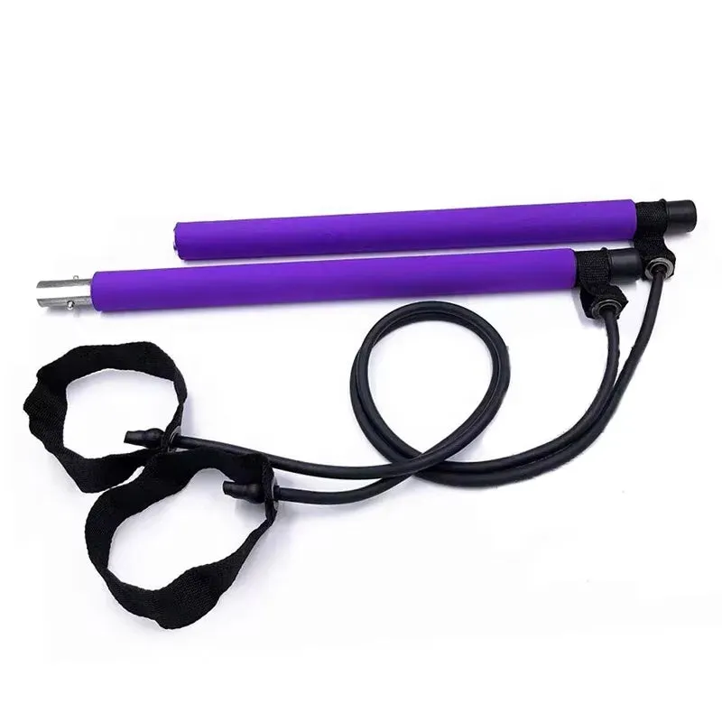 Ultimate Portable Pilates Bar Kit with Resistance Bands for Yoga and Sculpting Workouts
