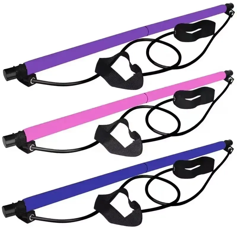 Ultimate Portable Pilates Bar Kit with Resistance Bands for Yoga and Sculpting Workouts