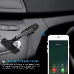 Universal 3.5mm jack Bluetooth Car Audio Receiver AUX Adaptor
