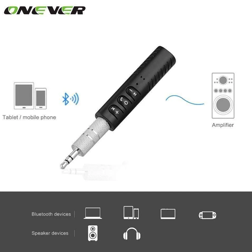 Universal 3.5mm jack Bluetooth Car Audio Receiver AUX Adaptor